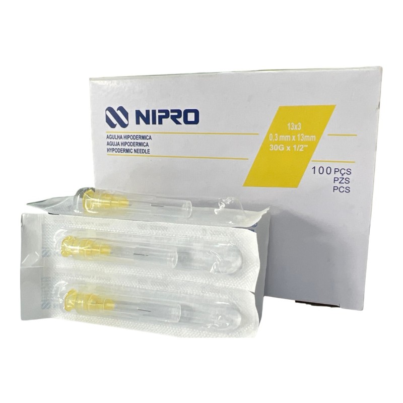 Aguja hipodermica nipro (caja)