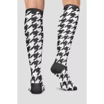 Calceta compresiva 10-15 mmhg Houndstooth