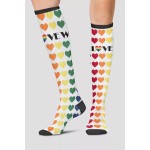 Calceta compresiva 10-15 mmhg Love Wins