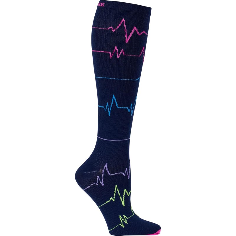Calceta compresiva 10-15 mmhg Ekg Zig Zag