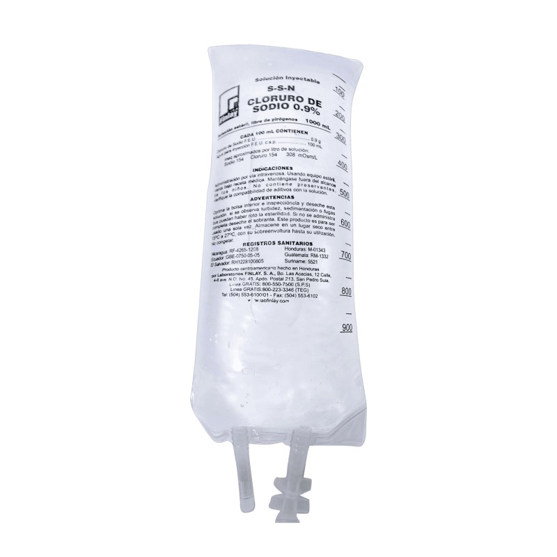 Solución salino bolsa 100ml