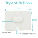 Cojín asiento espuma para hemorroide 