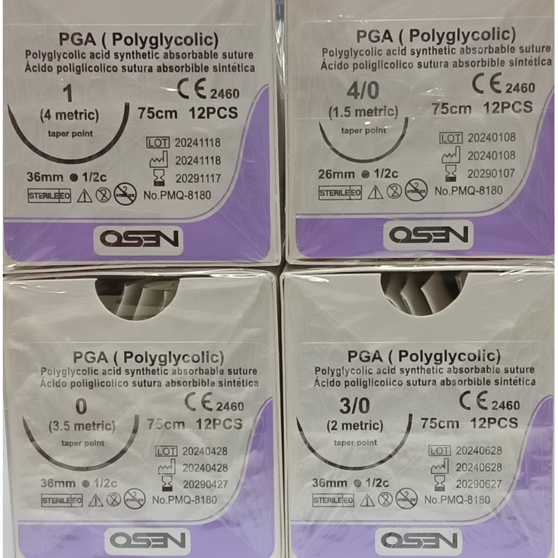 Sutura pga/vicryl multifilamento.