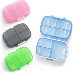 Organizador portátil de pastillas de viaje