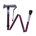 Baston de aluminio plegable mango de gel