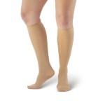  Medias a la rodilla con punta 15-20 mmhg