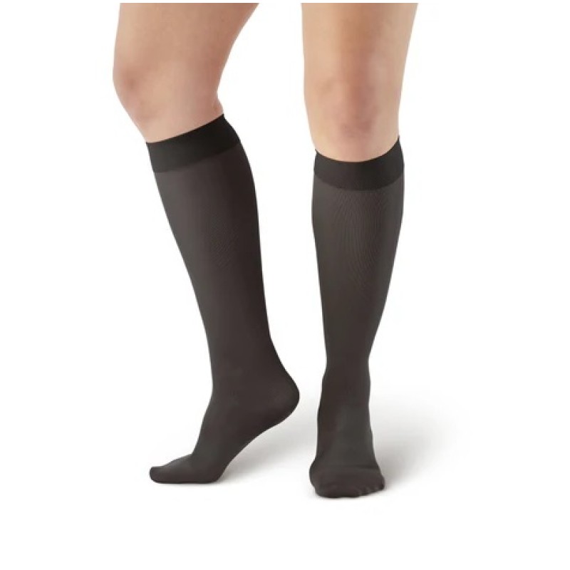  Medias a la rodilla con punta 15-20 mmhg