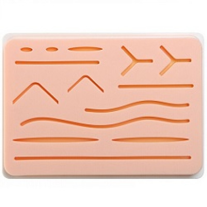 Almohadilla para practica de sutura