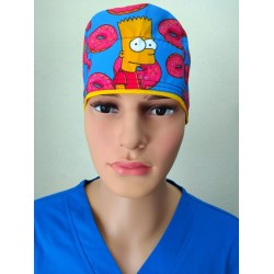 Gorro de Tela Mayan Scrubs Simpson Bart