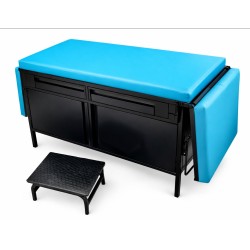 CAMILLA CLINÍCA CON GAVETAS Y GABINETE (bajo pedido) 