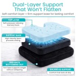 Cojín ergonómico de memory foam VIVE 