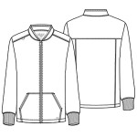 Chumpa o jacket médica caballero
