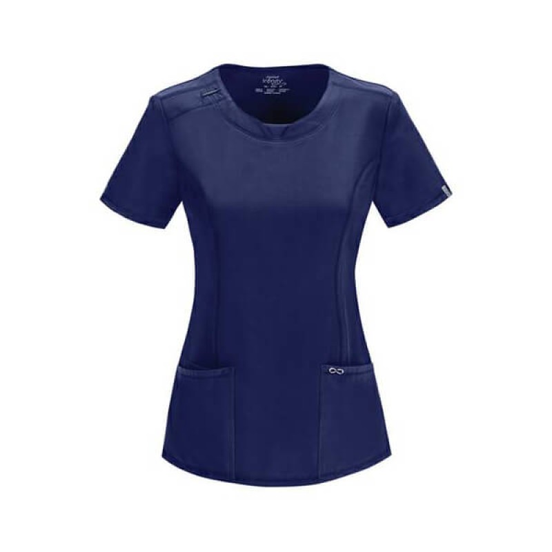 Filipina Médica Infinity Round Neck Dama
