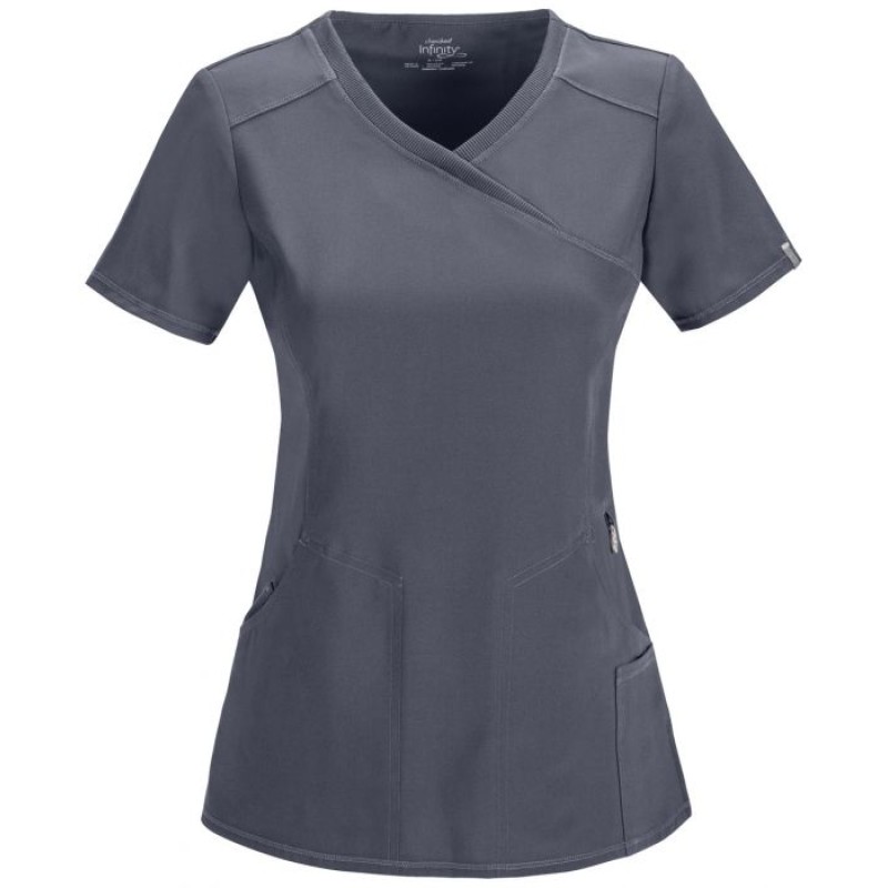 Filipina Médica Infinity Mock Wrap Dama	