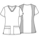 Filipina V Neck Top para Dama Galaxy 