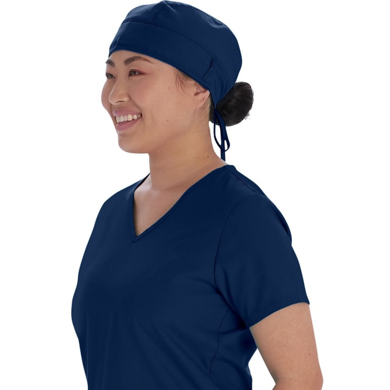 Gorro navy con broche Vital Threads 