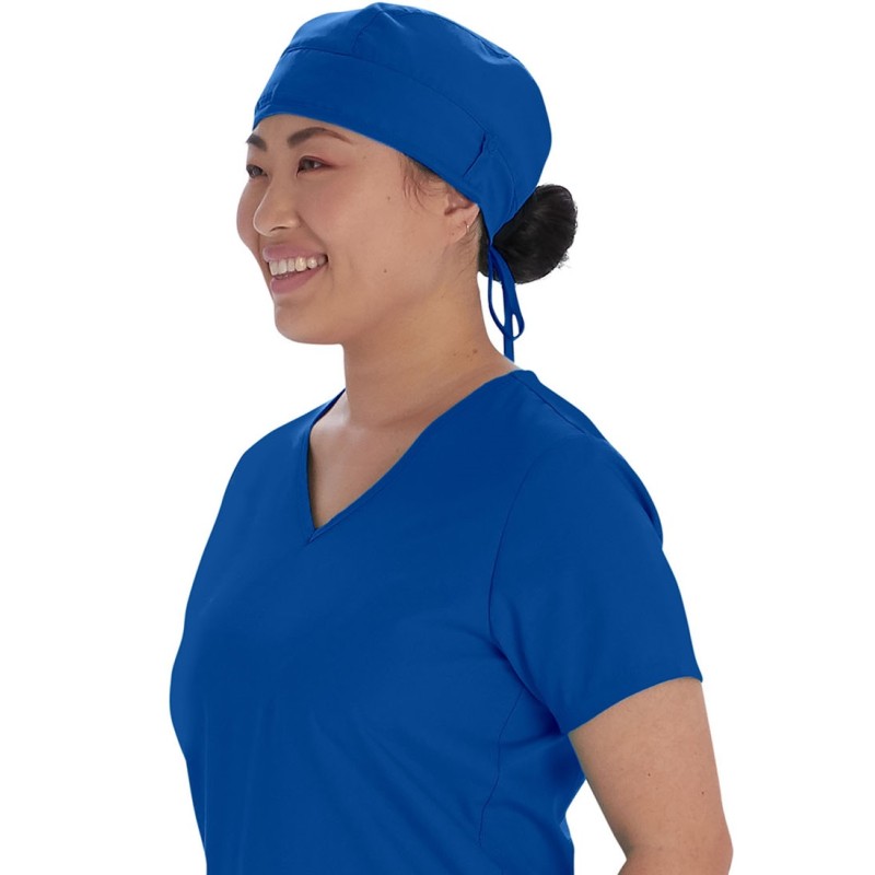 Gorro Vital Threads con Broche Azul Pavo 