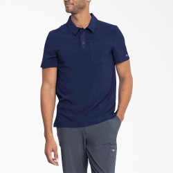 Camisa Tipo Polo Caballero Azul 