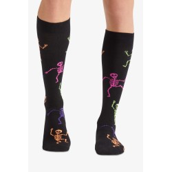 Calcetín Compresivo Dancing Skeletons 10-15mmHg 