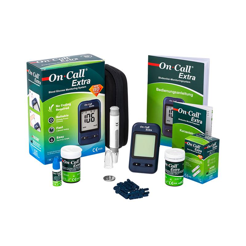 Glucometro On Call Extra/Tiras /Lancetas.