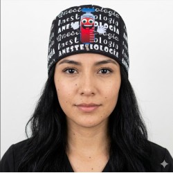 Gorro de tela anestesióloga
