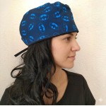 Gorro de tela batman azul