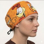 Gorro de tela mayan scrubs  garfield y odie