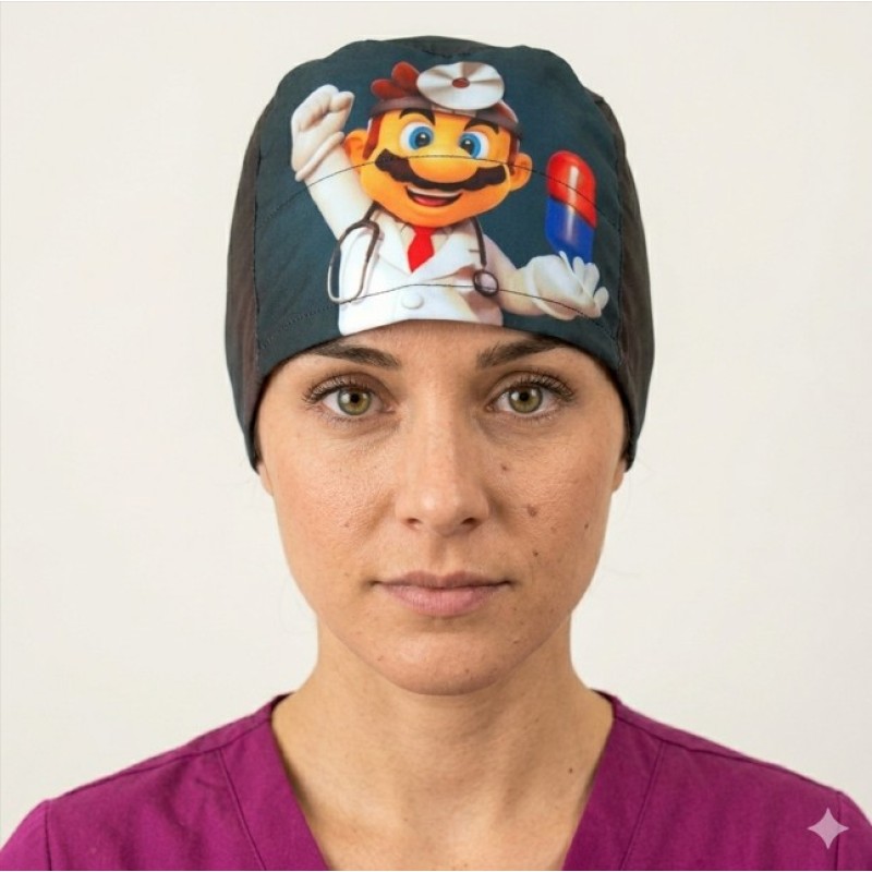 Gorro de tela elástico posterior mario doctor