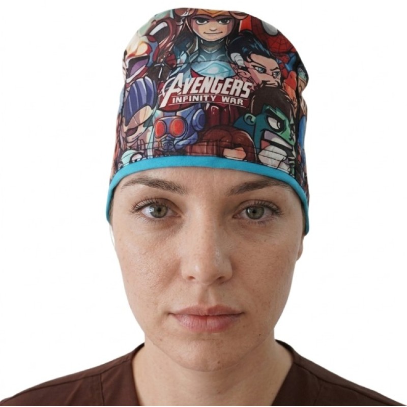 Gorro  de tela marvel batalla