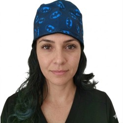 Gorro de tela batman azul