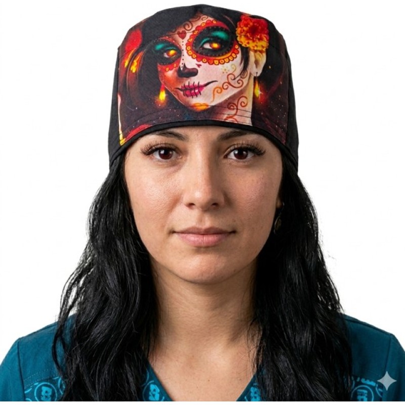 Gorro de tela catrina Gorro de tela catrina