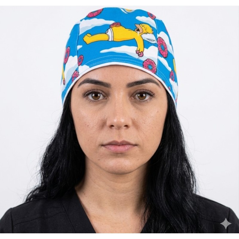 Gorro de tela homero donas