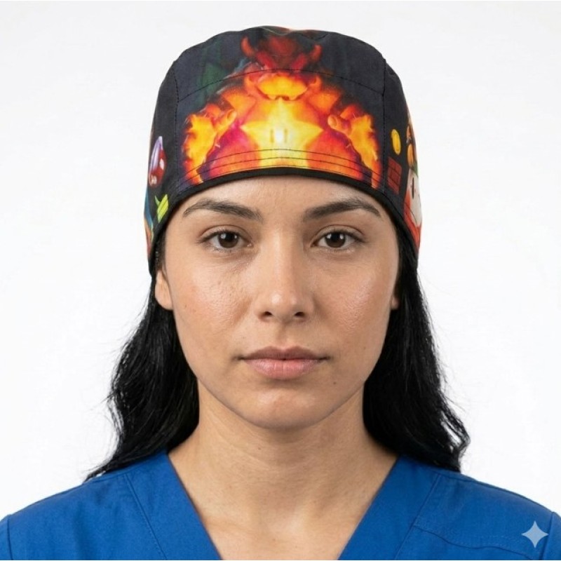 Gorro de tela mario koopa