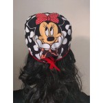 Gorro de Tela Mayan Scrubs Minnie Fondo negro