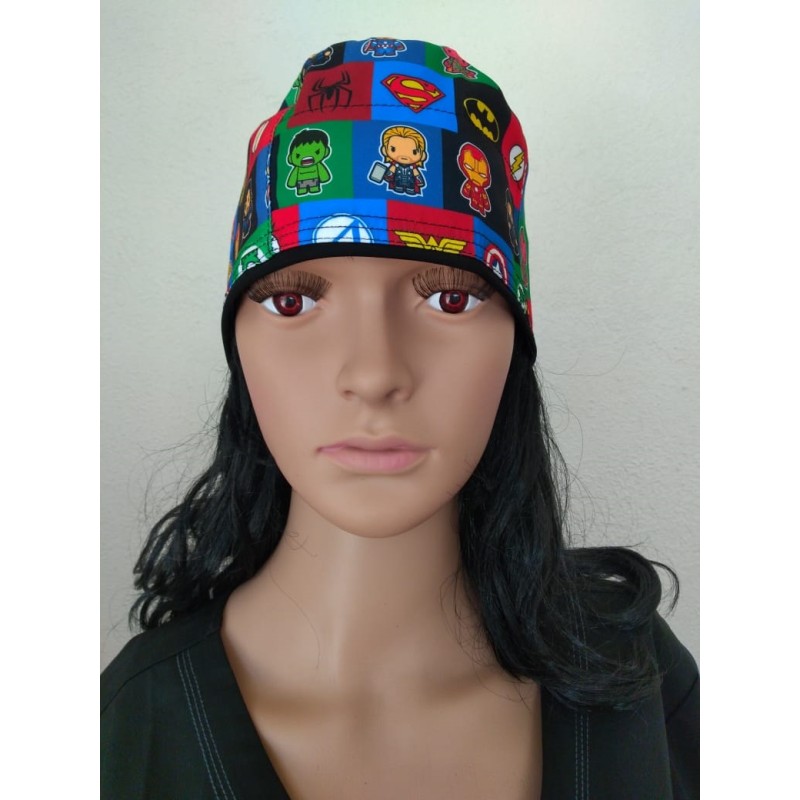 Gorro de Tela Mayan Scrubs Marvel y DC comic