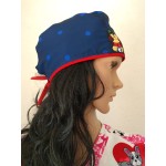 Gorro de Tela Mayan Scrubs Mafalda azul