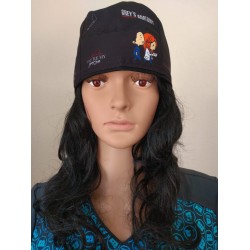 Gorro de Tela Mayan Scrubs Grey´s Anatomy F. negro