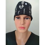 Gorro de Tela Mayan Scrubs Trauma B/N