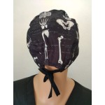 Gorro de Tela Mayan Scrubs Trauma B/N