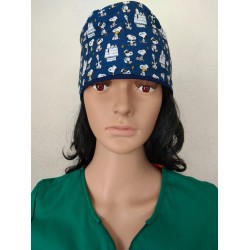 Gorro de Tela Mayan Scrubs con elástico posterior Snoopy mini