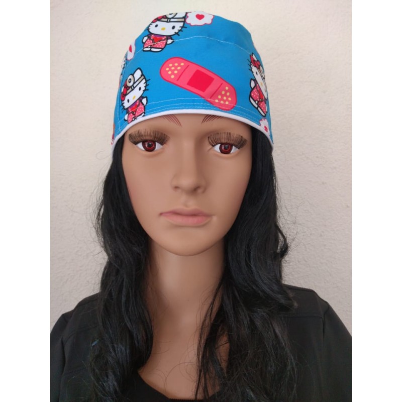 Gorro de Tela Mayan Scrubs Hello Kitty Curita 