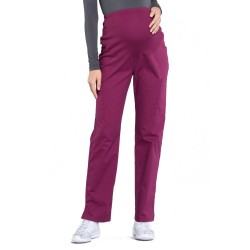 Pantalón recto de Maternidad Vino