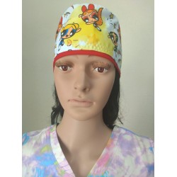 Gorro de Tela Mayan Scrubs Chicas super poderosas fondo blanco