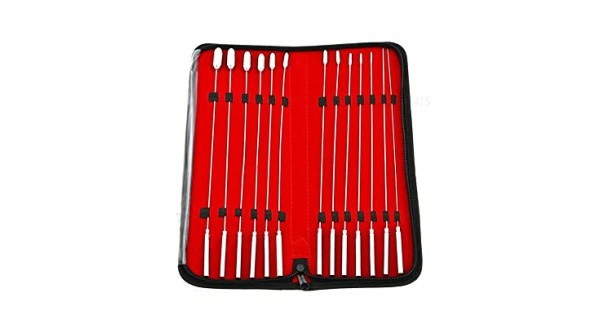 Kit De Dilatadores Sonoros (Bakes Rosebud) De 8 Piezas - Tamaños Del 6mm Al 13mm En Estuche