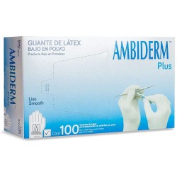 Guante Ambiderm de Látex Plus blanco