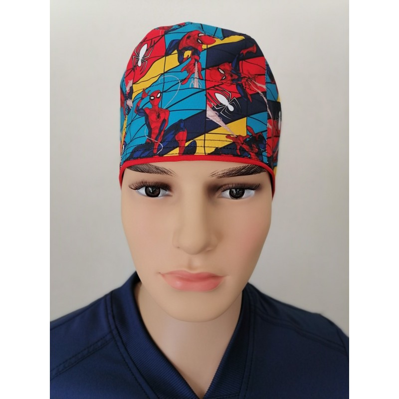 Gorro de Tela Mayan Scrubs Spiderman  Vintage