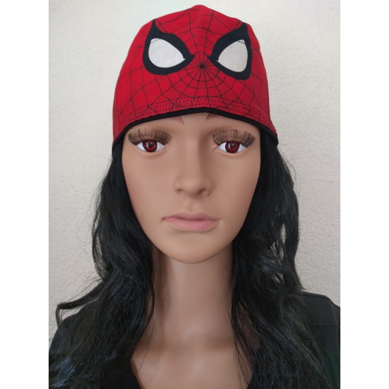 Gorro de Tela Mayan Scrubs Spiderman ojos