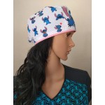 Gorro de tela mayan Scrubs Stich fondo blanco